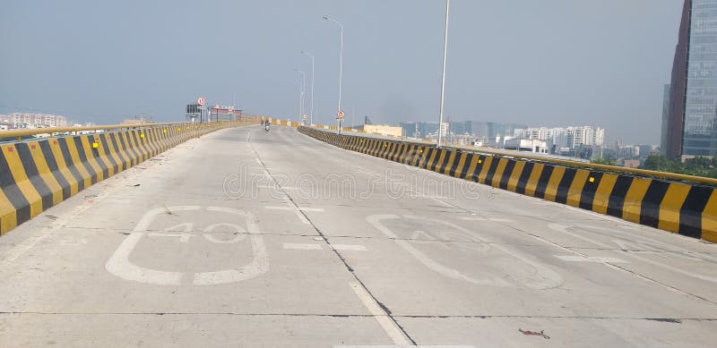 A Flyover Is Marked With Speed Limit In India Stock Image Image Of a-flyover-is-marked-with-speed-limit-in-india-stock-image-image-of