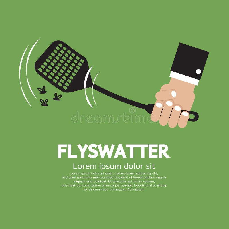 Flyswatter stock illustration