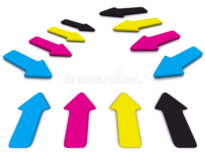 Flèche illustration stock Flèche illustration stock