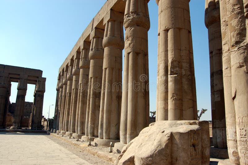 Fléaux, temple de Luxor photographie stock Fléaux, temple de Luxor photographie stock