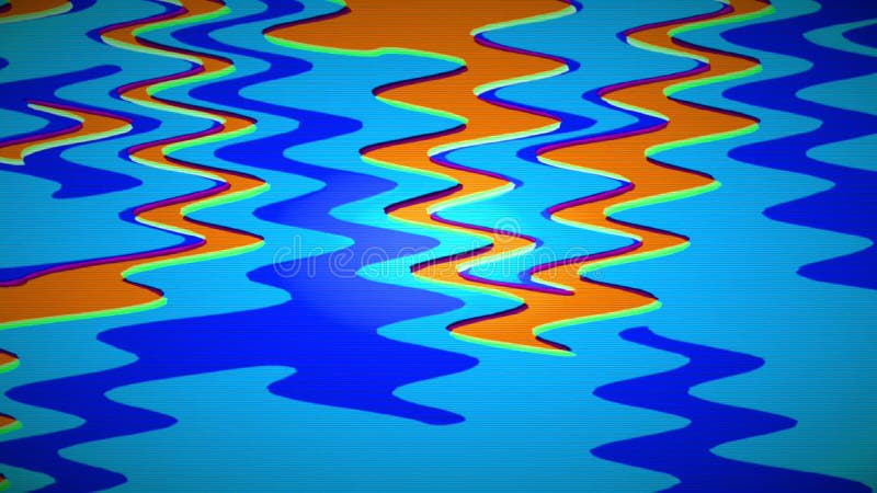 Flüssiger moderner farbiger Hintergrund. violett-blau-grün abstrakte dynamische flüssige Form. stock abbildung