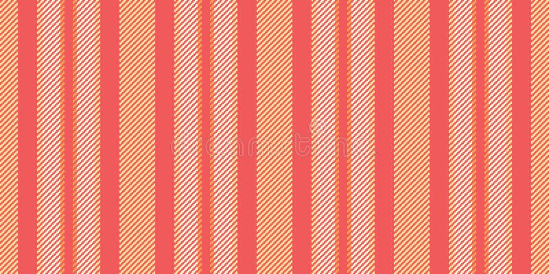 Fmooth texture stripe background, multicolored vector textile pattern. Sard seamless lines fabric vertical in red and yellow royalty free illustration