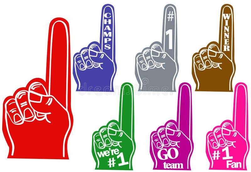 Foam fingers