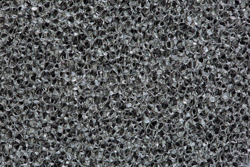 Black Foam Material Stock Photo - Download Image Now - Textured