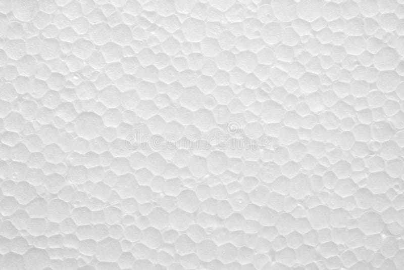 White Polystyrene or styrofoam texture background. Styrofoam board