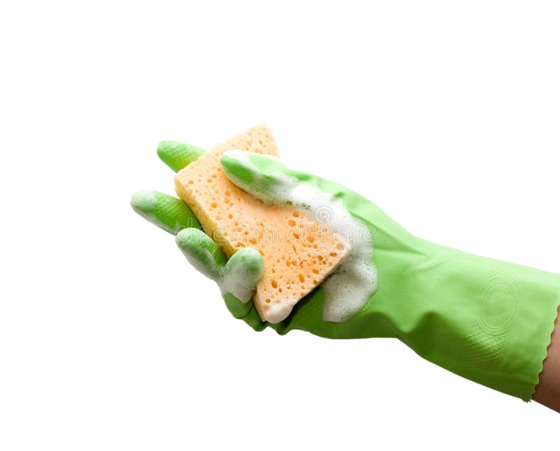 Foamy cleaning sponge stock photo Foamy cleaning sponge stock photo