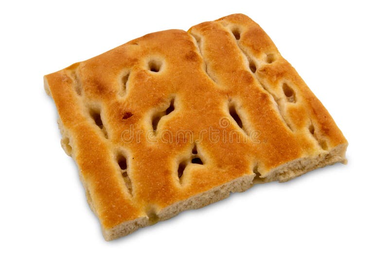 Focaccia bread ligurian tipical royalty free stock image