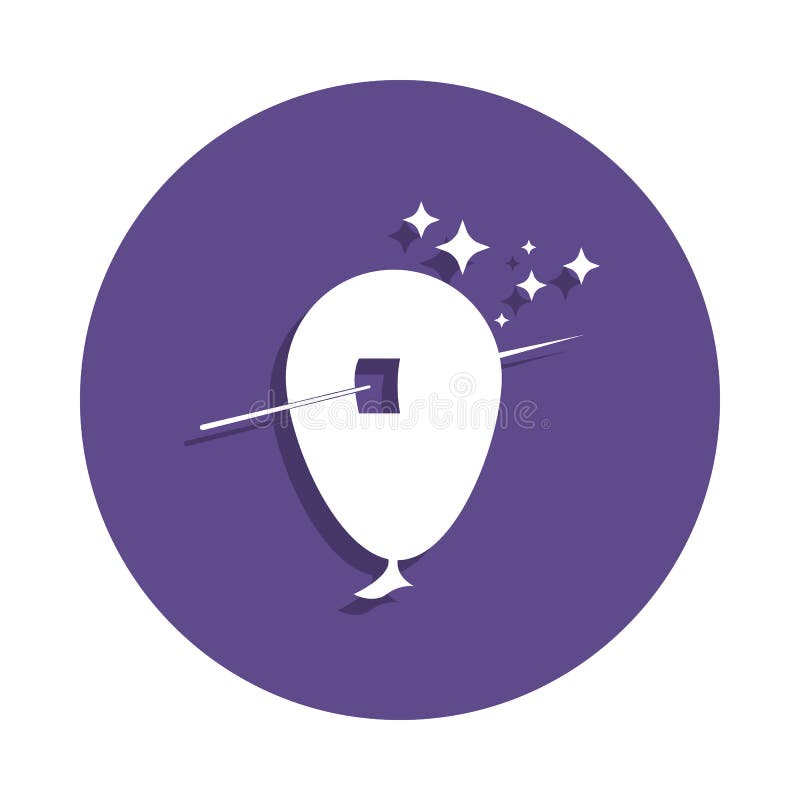 focalize com uma bola e um ícone da agulha no estilo do crachá Um do ícone mágico da coleção pode ser usado para UI, UX ilustração do vetor focalize com uma bola e um ícone da agulha no estilo do crachá Um do ícone mágico da coleção pode ser usado para UI, UX ilustração do vetor