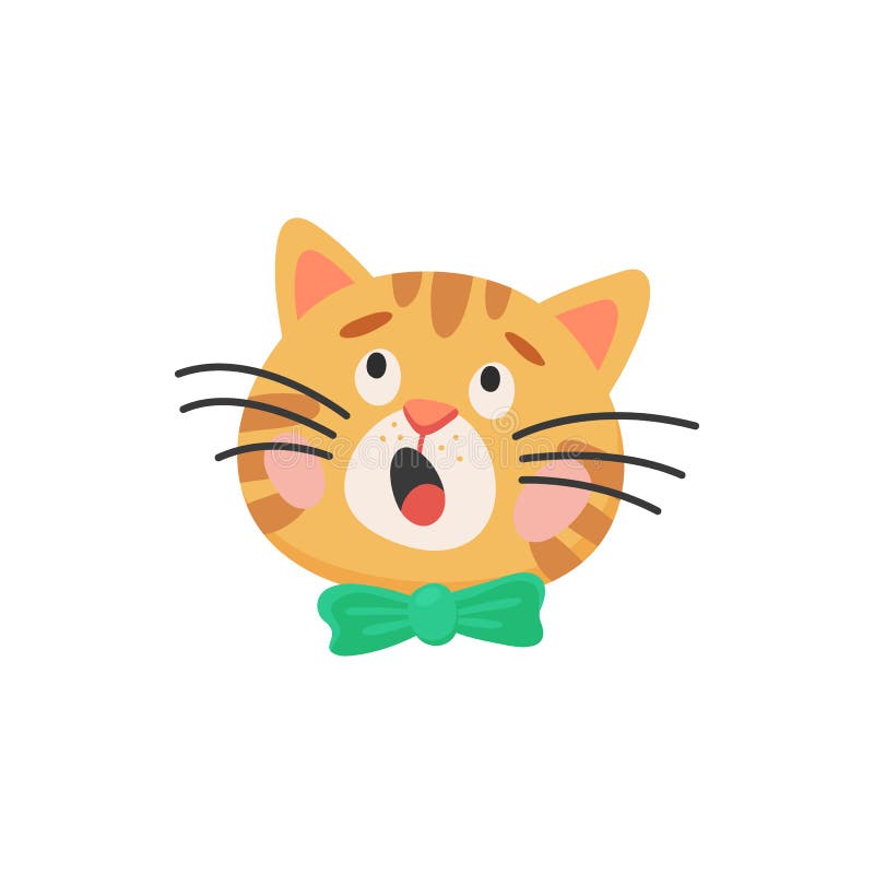 Desenho Animado De Gato Fofo Isolado Emoji Ilustração do Vetor - Ilustração  de sorriso, cômico: 225028066