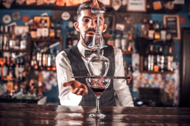 Experienced Bartender Demonstrates the Process of Making a Cocktail Behind the Bar Stock Photo - Image of barteneder, bartender1: 235887542 Experienced Bartender Demonstrates the Process of Making a Cocktail Behind the Bar Stock Photo - Image of barteneder, bartender1: 235887542