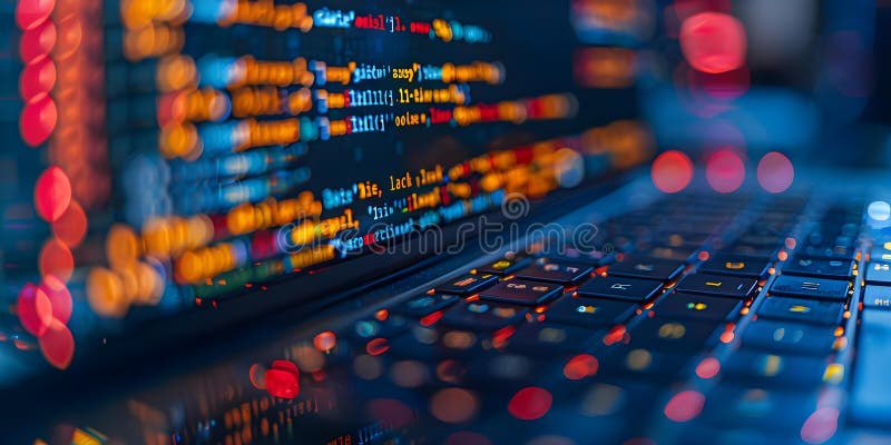 Concept Programming, JavaScript, Digital Technology, Laptop, Focused Work Focused Programmer Utilizing JavaScript and Digital Technology on Laptop. Angularjs illustrations