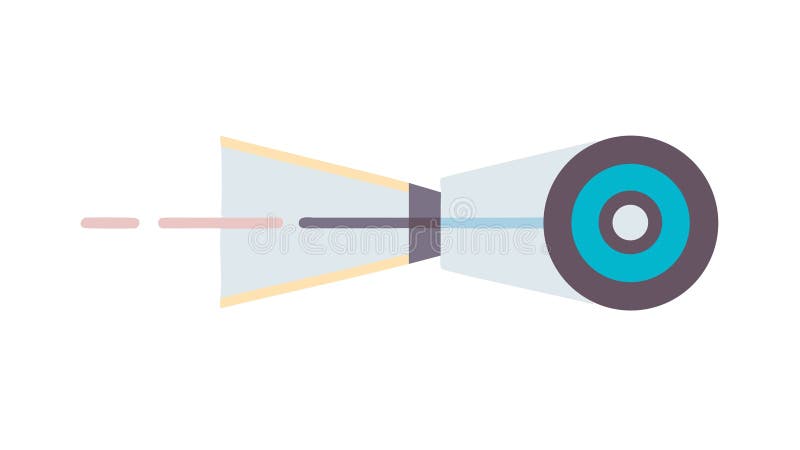 Focused Target Icon Precision Aim and Strategic Vision Concept, vector design Generative AI stock illustration