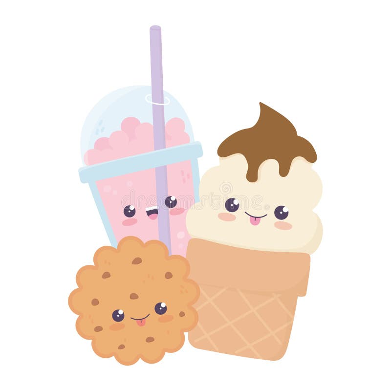 COMO DESENHAR UM SORVETE KAWAII / COMO DESENHAR UM GELADO KAWAII 