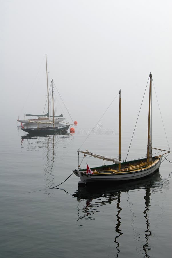 Foggy Boats