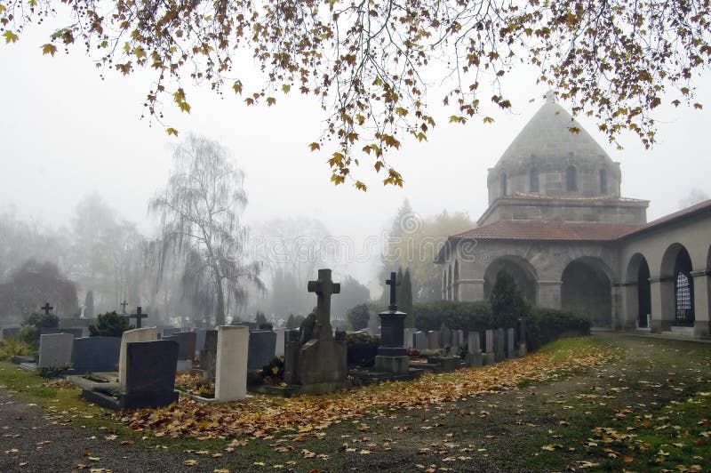 Foggy Churchyard