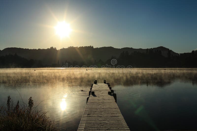 Foggy Morning Lake 7