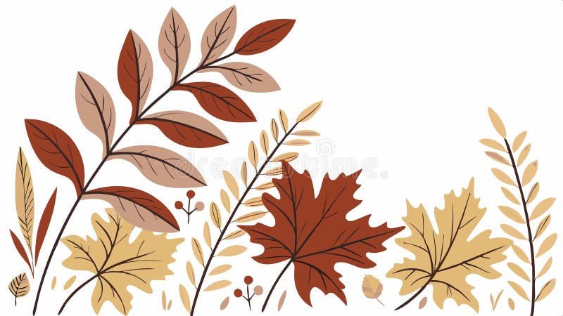 Foglie d'autunno foglie cadute foglie stagionali Natura in autunno progettazione vettoriale Generative AI. Foglie d'autunno: foglie cadute e foglie stagionali che presentano la natura a colori autunnali. Ideale per progetti stagionali e naturali autunnali che evidenziano le foglie cadute. progettazione vettoriale Generative AI