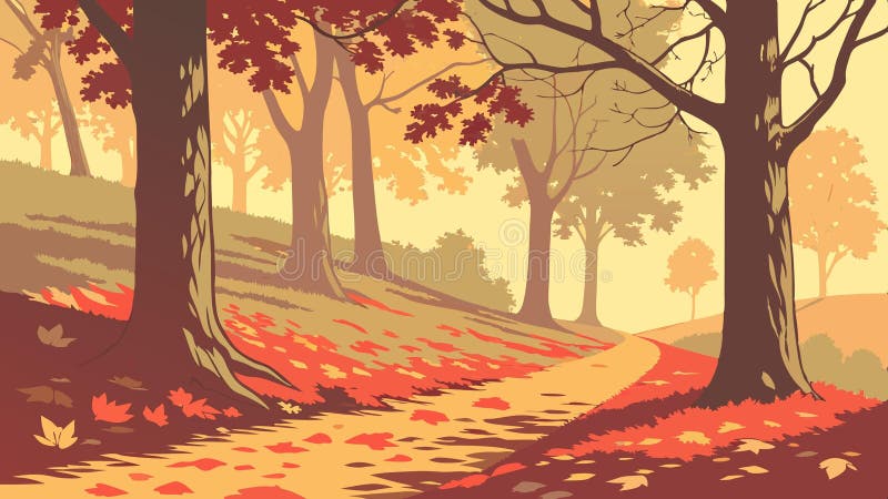 Foglie d'autunno sulla trama della stagione di caduta al suolo Progettazione vettoriale Generative AI royalty illustrazione gratis