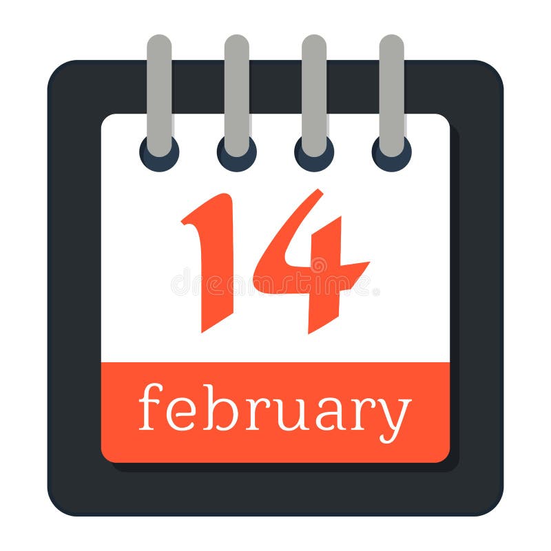 Foglio Calendario San Valentino 14 febbraio Saluti festivi royalty illustrazione gratis Foglio Calendario San Valentino 14 febbraio Saluti festivi royalty illustrazione gratis