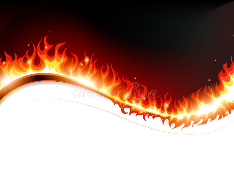 Chamas Do Fogo Ajustadas Em Um Fundo Preto Ilustração do Vetor - Ilustração  de flama, elemento: 36877657