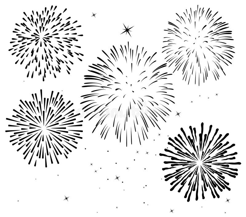 Fogos De Artifício Coloring Page - Fogos De Artificio Desenho Png,  Transparent Png, free png download