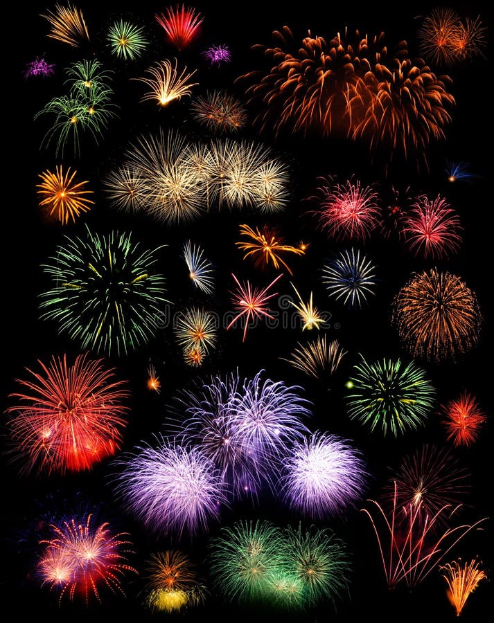 Fogos-de-artifício fotografia de stock royalty free Fogos-de-artifício fotografia de stock royalty free