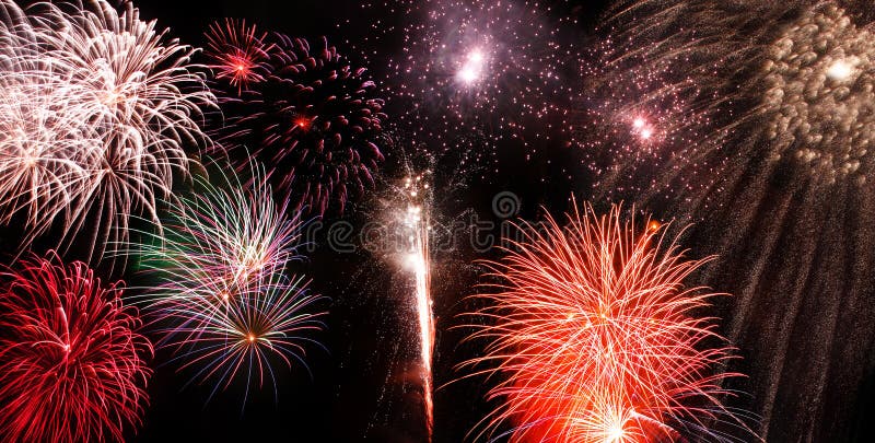 Fogos-de-artifício fotos de stock royalty free Fogos-de-artifício fotos de stock royalty free