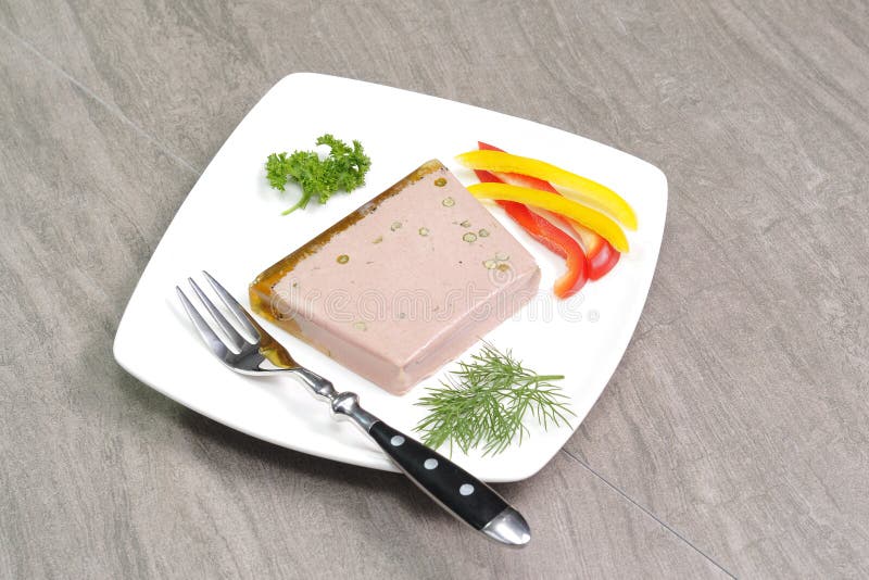 Foie gras stock image. Image of basil, canned, chicken 35839943