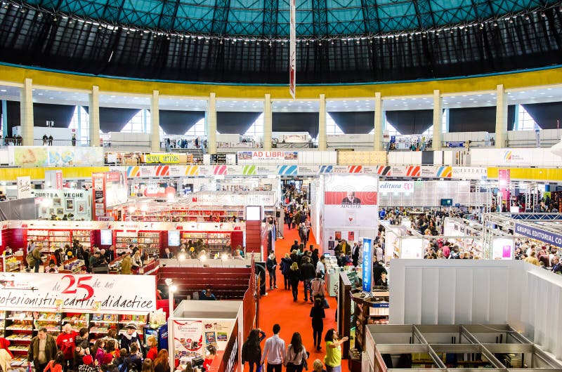 Foire de livre de Gaudeamus, Bucarest, Roumanie 2014 image stock Foire de livre de Gaudeamus, Bucarest, Roumanie 2014 image stock