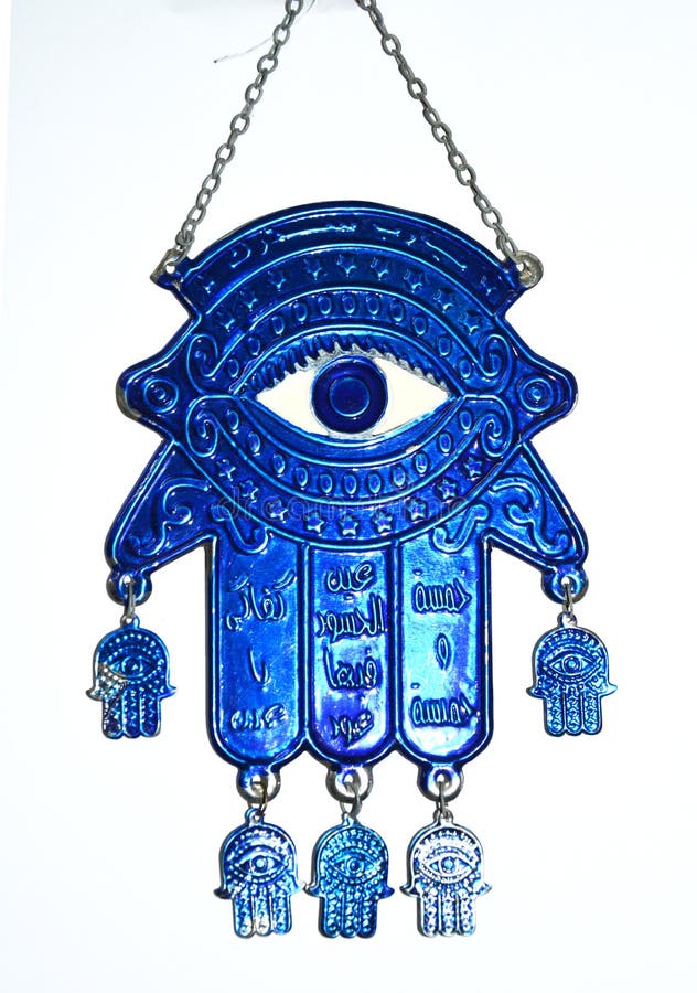 Folclore dos olhos azuis da mão de Fatima