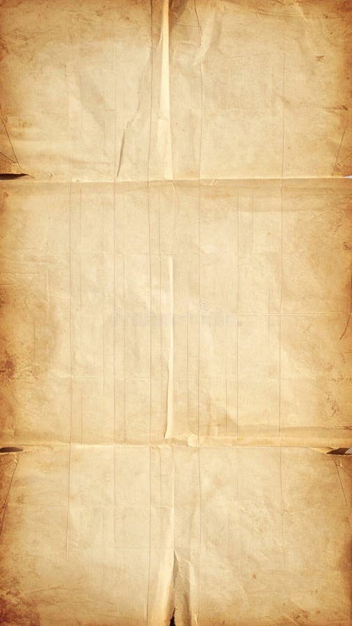 Folded Aged Brown Paper Texture Background royalty free illustration