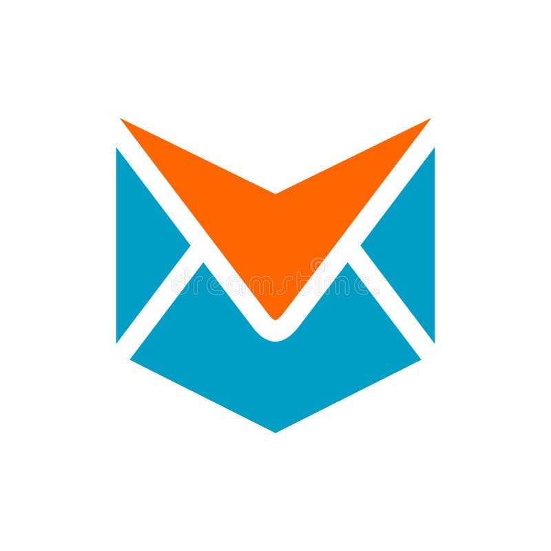 Envelope Logo Template, Digital Technology Icon Design, Mail Symbol