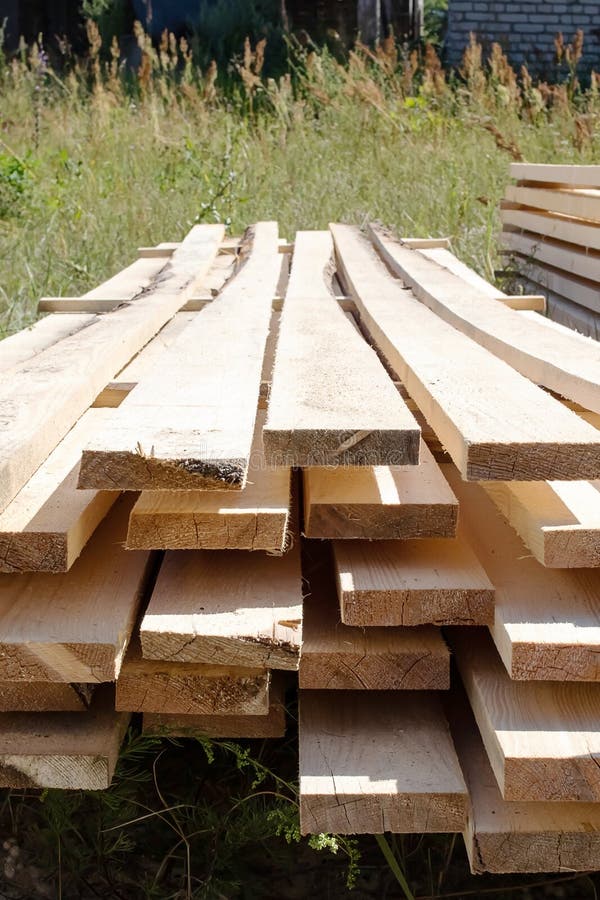 Folded Finished Boards at the Sawmill Closeup Stock Image Image of build, transportation