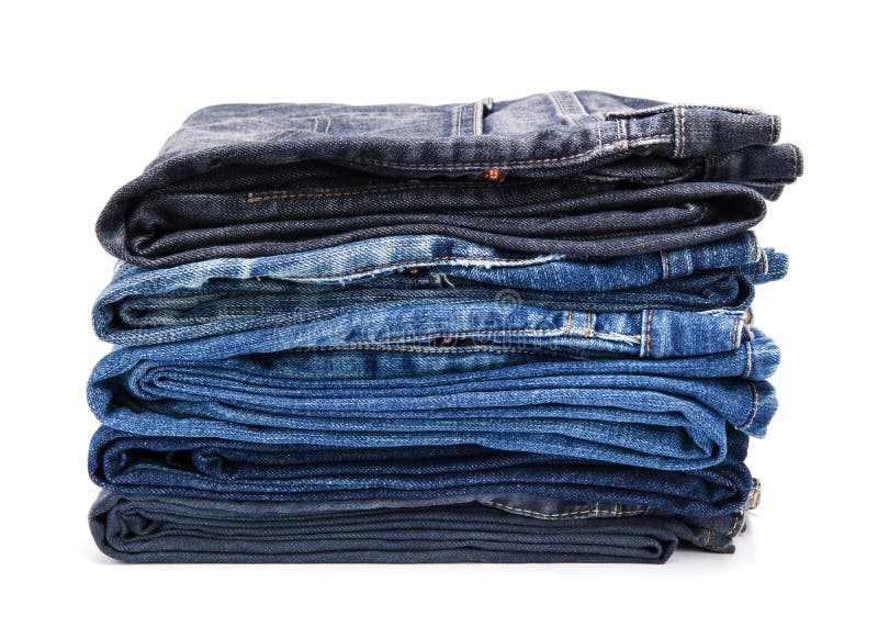 Jean stack stock image. Image of stack, laundry, texture - 231187