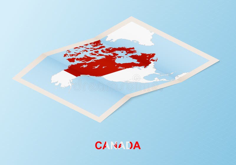 Canada Location Paper Map Stock Illustrations 78 Canada Location