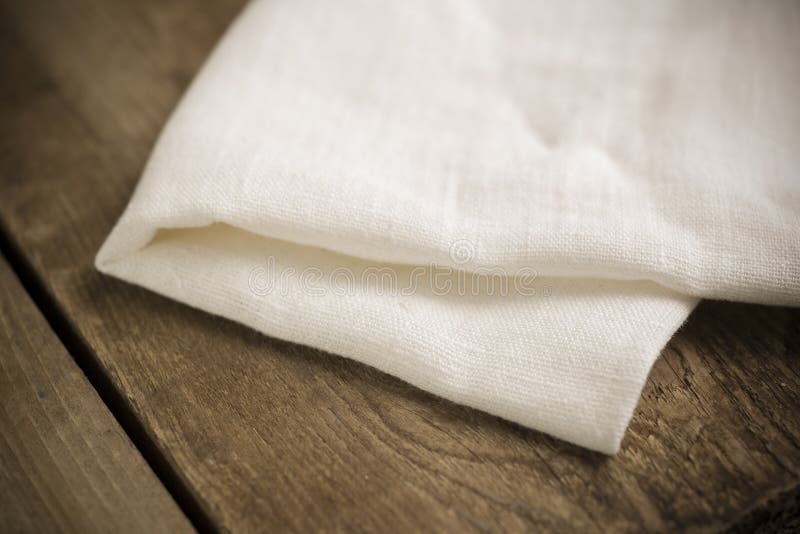 Folded White Cotton Fabric or Linen Stock Image Image of tablecloth