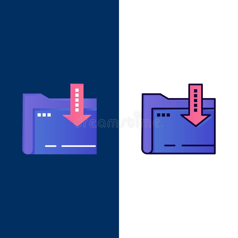 Blue folder with arrow stock illustration. Illustration of reflection 12551540
