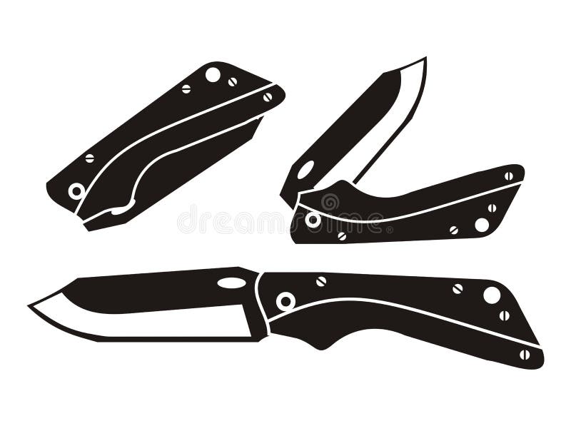 Folding knife - pictogram