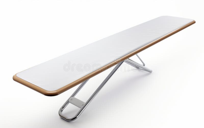 Folding Wall Iron Stand on White Background Stock Image Image of