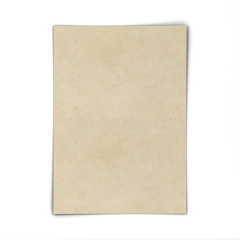 Folha de papel em branco ilustração do vetor Folha de papel em branco ilustração do vetor