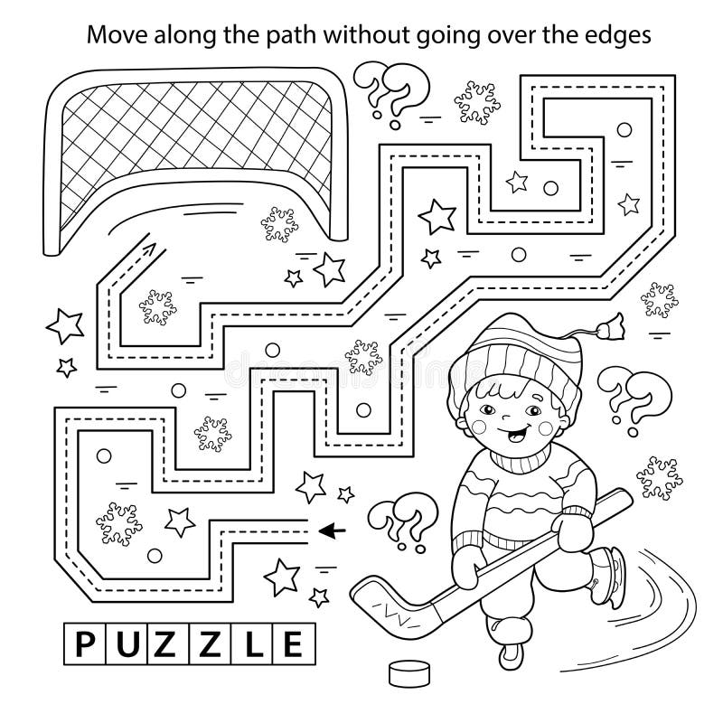 Desenho de labirinto com cachorro jogando jogos de computador para colorir