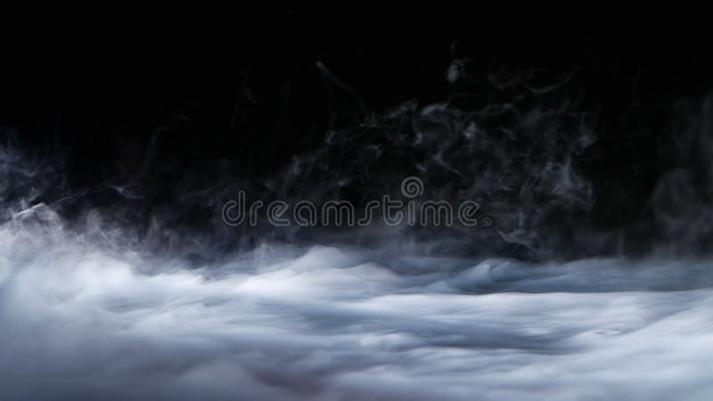 Folha de prova realística da névoa das nuvens de fumo do gelo seco