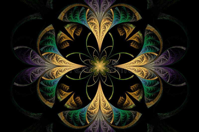 Folha de trevo ilustração stock