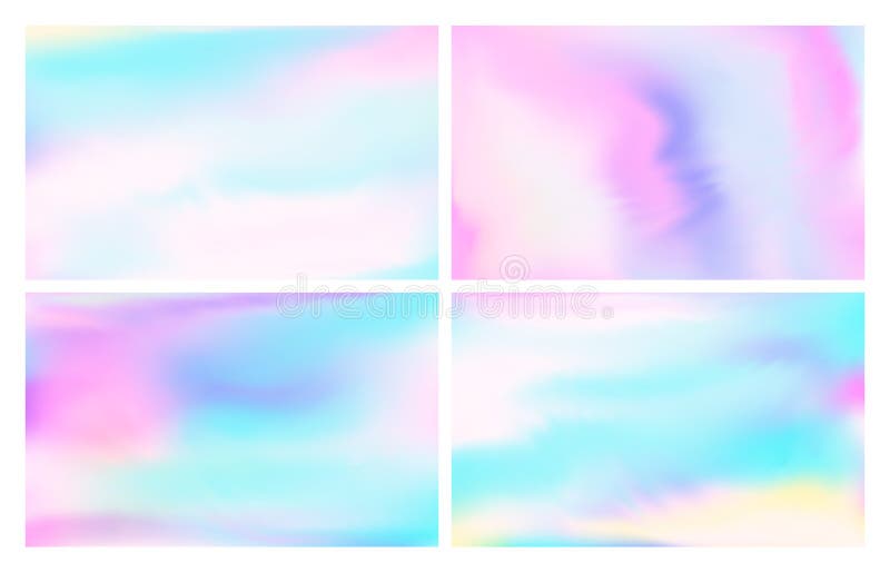 Folha holográfica iridescente Céu das cores pastel da fantasia, opala iridescente dos arcos-íris e vetor colorido mágico do p ilustração stock Folha holográfica iridescente Céu das cores pastel da fantasia, opala iridescente dos arcos-íris e vetor colorido mágico do p ilustração stock