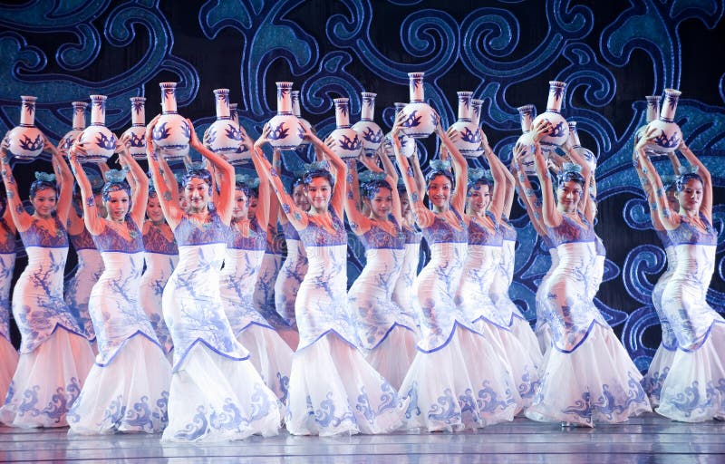 Folk Dance: the blue and white porcelain