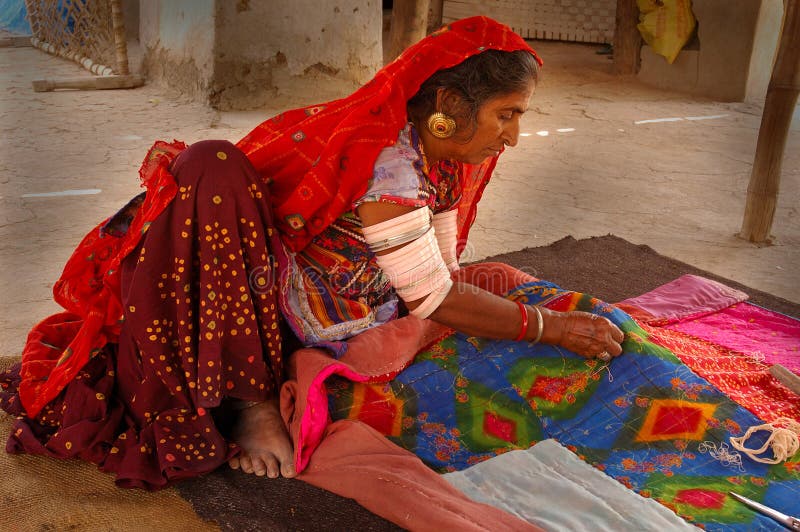 Folk life in Gujarat-India