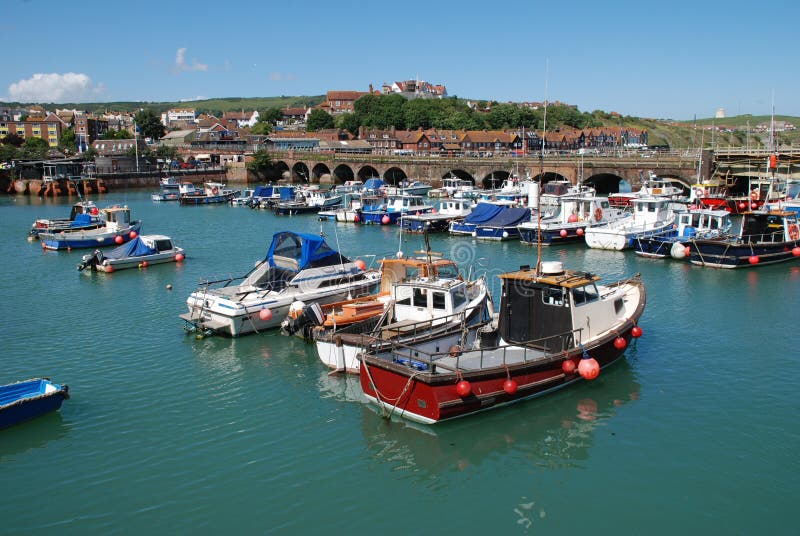 Folkestone Harbour, England Stock Image Image of tourist, south 11932797