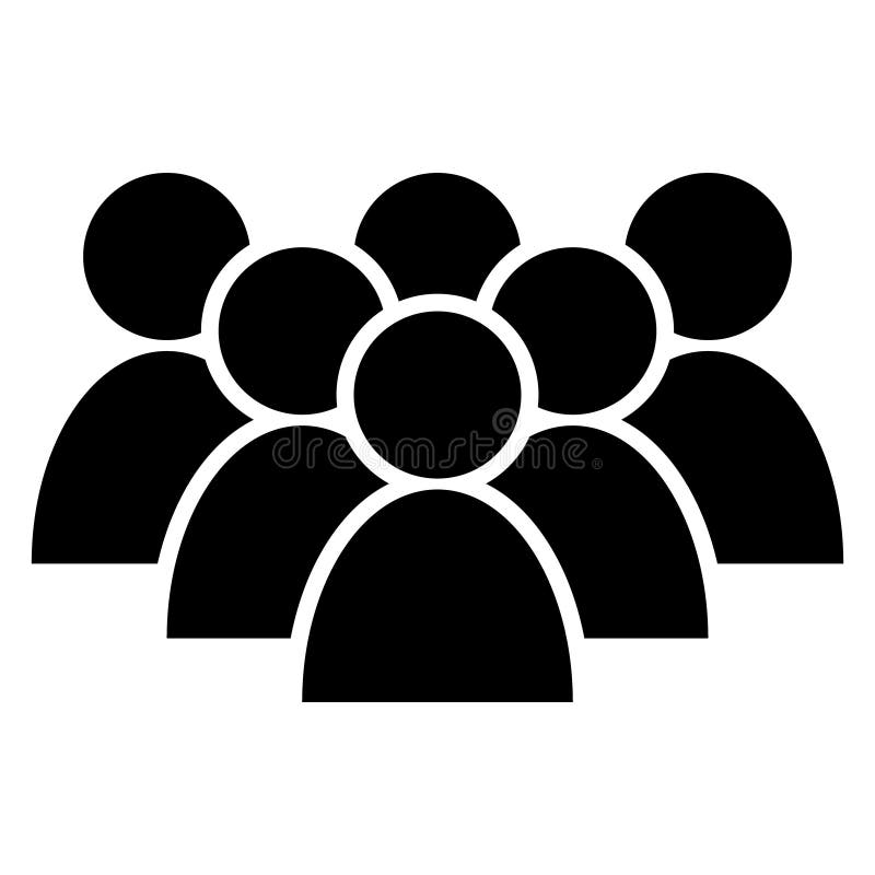 Folkvektorsymbol Grupp människorsymbolillustration affärsmangrupplogo Kontursymbol för åtskilliga användare vektor illustrationer Folkvektorsymbol Grupp människorsymbolillustration affärsmangrupplogo Kontursymbol för åtskilliga användare vektor illustrationer