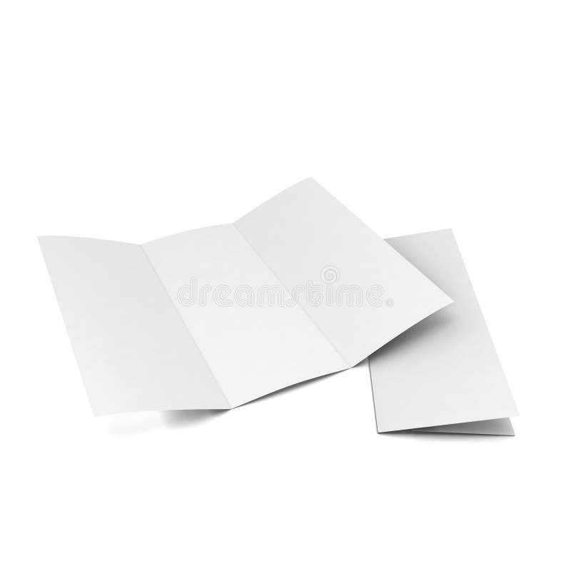 Folleto en blanco stock de ilustración Folleto en blanco stock de ilustración