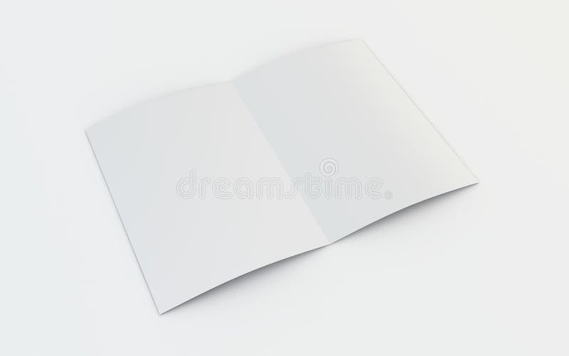 Folleto en blanco ilustración del vector Folleto en blanco ilustración del vector